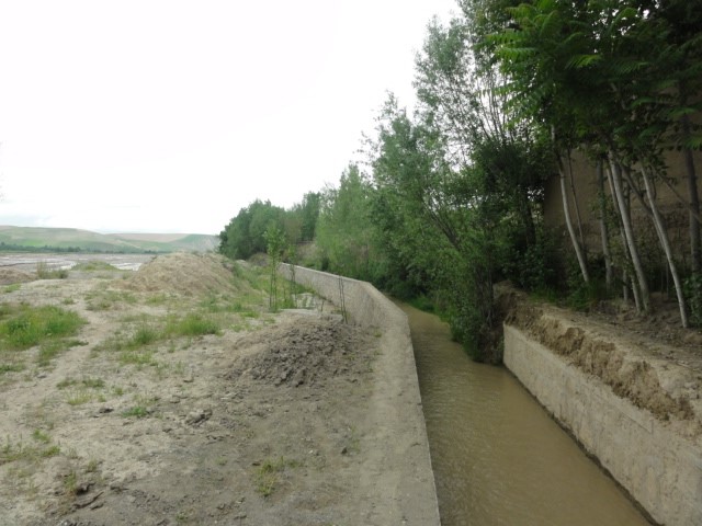 تحکیمات سواحل دریا در قریه کهنه قلعه