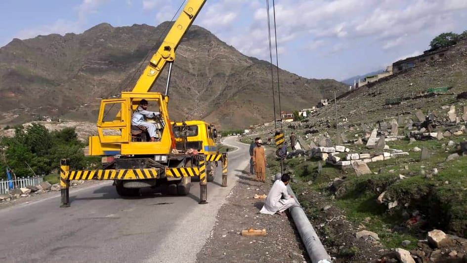 د کنړ ولایت د منوګی د هایدرو برښنا بند دستګاه